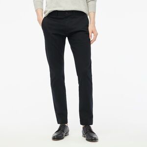 NWT!! Men’s J. CREW Factory Slim Fit Chino Pants Solid Black Preppy 31 x 30